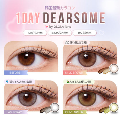 [OLORA] Dearsome Oneday (ASH GRAY)