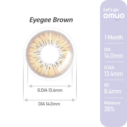 [OMYO] Come on Series Monthly (EYEGEE BROWN)