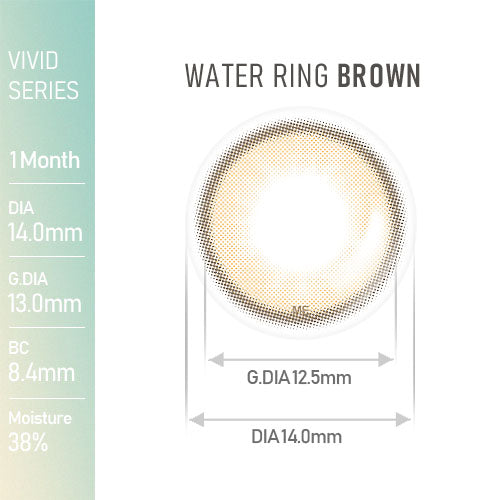 [HOLORIS] Vivid Series (WATER RING BROWN)