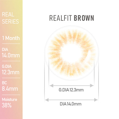 [HOLORIS] Real Series (REALFIT BROWN)