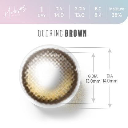 [HOLORIS] View Styling Oneday (QLORING BROWN)