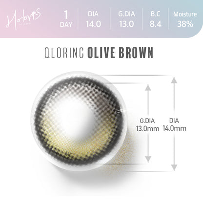 [HOLORIS] View Styling Oneday (OLIVE BROWN)